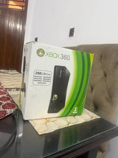 xbox 360 with some games