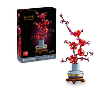 LEGO Icons Plum Blossom Flower Building Set