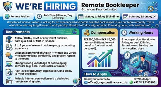 Remote Bookkeeper /Accountant