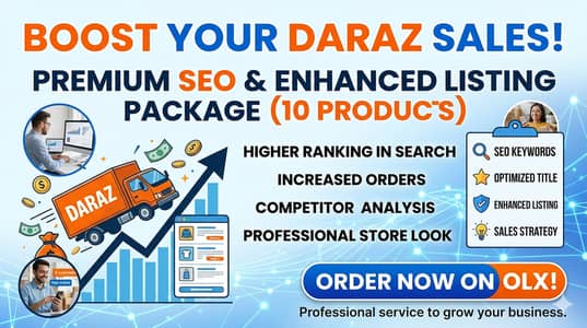 Daraz Expert - 10 Products Enhanced SEO & Top Listing Package!