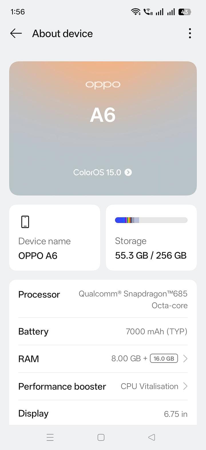 OPPO A6 2