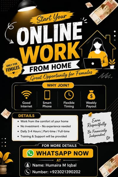  Work From Home Opportunity | Earn Online 