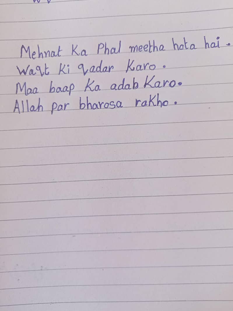 Handwritten Assignment & Notes_Karachi_Same Day 0
