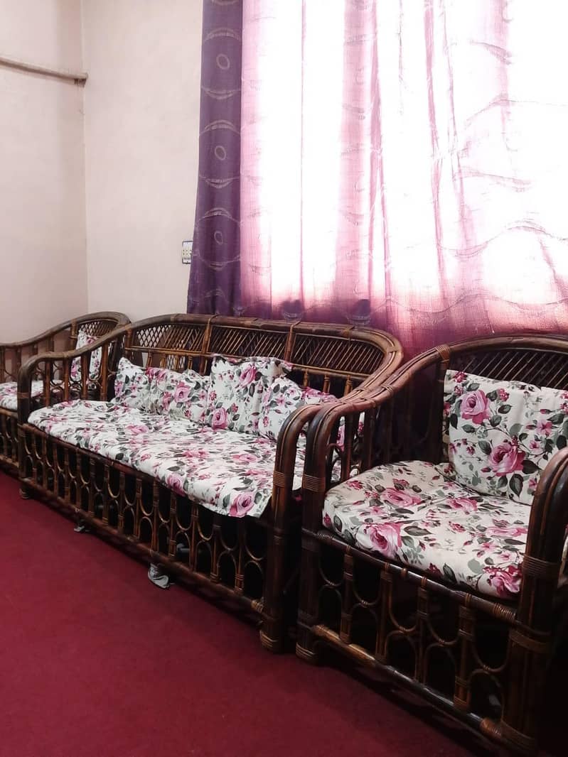 Cane sofa set 0