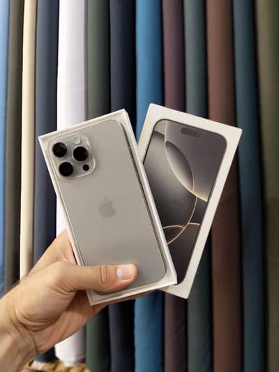 iPhone 16 Pro Max - Mint Condition - 98% BH (Non-PTA) with Box