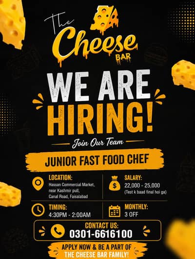 Junior Fast food chef