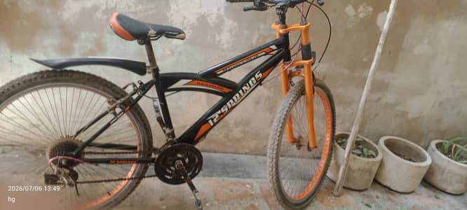 12 Springs Geared Mountain Bike (MTB) – 26" Wheels, Good Condition