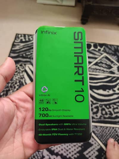 Infinix Smart 10 4GB/64GB – 10/10 Condition – Complete Box