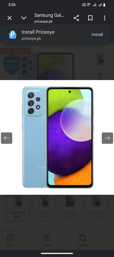 Samsung Mobile A52