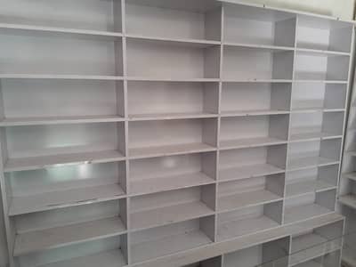 WOODEN RACKS (170 SHELVES)