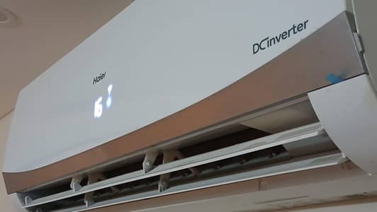 HAIER 1.5 TON DC inverter AC only slightly used