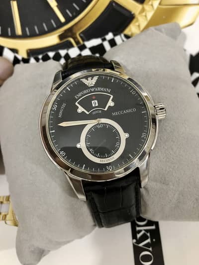 EMPORIO ARMANI-AUTOMATIC-MECCANICO MODEL-ORIGINAL WATCH-SEIKO CITIZEN