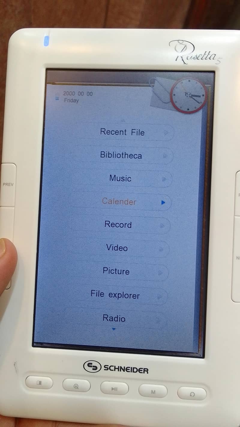 Schneider Rosetta5 E-Book Reader with Many features 1