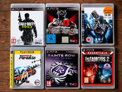 PS3 CDs (Disk) And Games