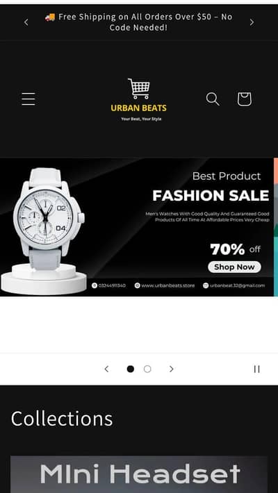 Fresh shopify store for sale