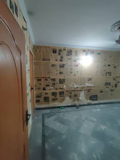 Upper portion of one kanal with three bedrooms attach washroom and parking garage available in model town link road