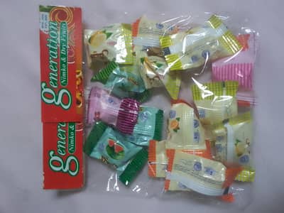 Candies and food