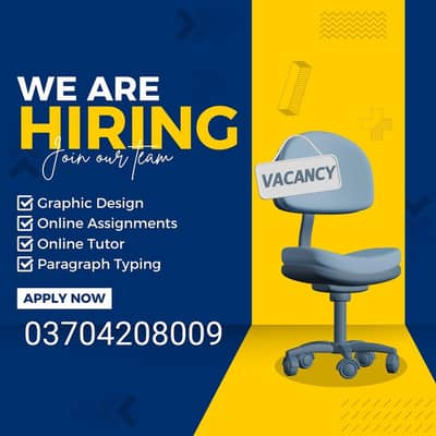 online jobs/full time/part time/simple typing jobs for boys and girls