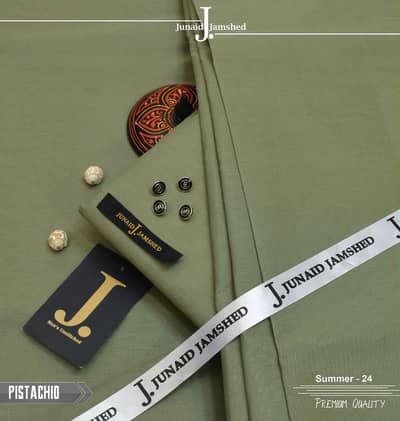J. Junaid Jamshed Men Suit / Egyptian Hard Cotton 4.5 Mtr