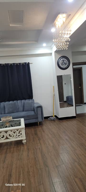 E 11 4 Makkah tower one bed apartment available for rent fully furnished one bed 2bath Tv lounge Kitchen lift car parking for more details call me 0333-5043954