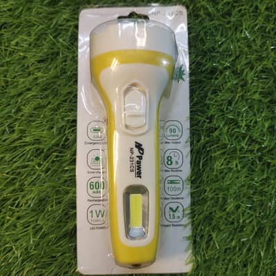 Solar Rechargeable Flashlight  Torch