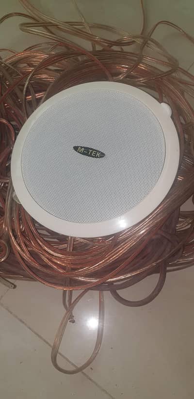 M-Tek CF-033 Ceiling Speaker (3-6W, 70V-100V)  For Sale