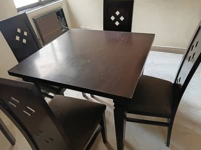 Wooden dinning table