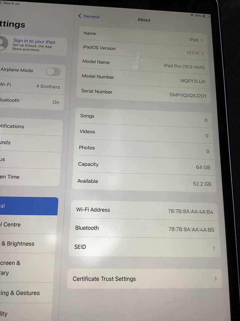 iPad Pro 10.5 1