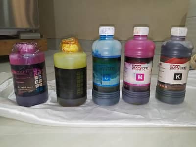 Ecotone Imacolor (Black, Cyan, Magenta & Yellow) 500ml Printer Ink Clr