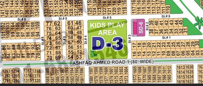 10 Marla Hot Location Plot in U-1 Sector | Plot #. . . . | Near Kashmir Park & Main Road