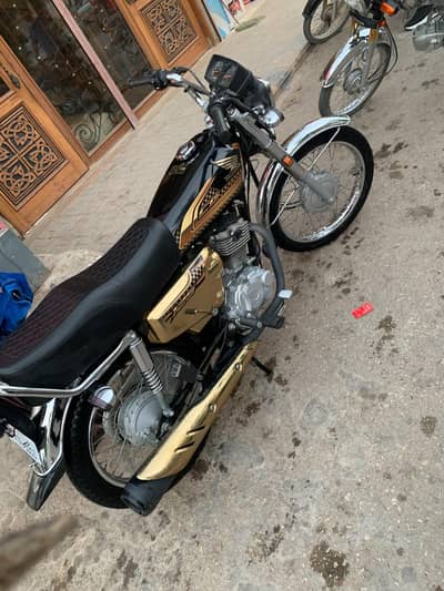 honda cg 125se gold addition