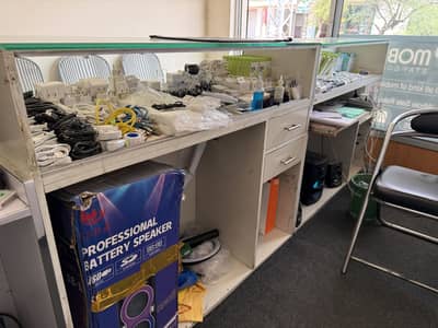 Mobile shop counter