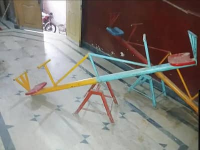 See saws and slide is for sale