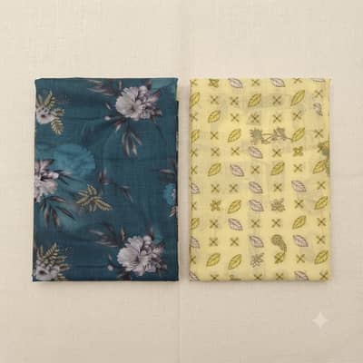 New Premium Lawn 2PC Suit – Elegant Floral Print