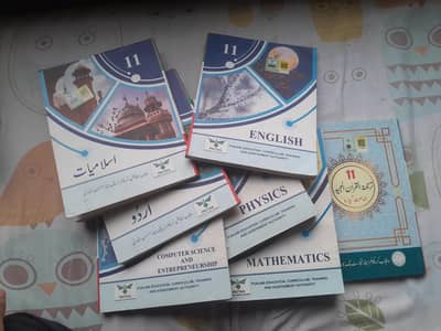 11th ICS (physics) full course new condition with grammers and keybook