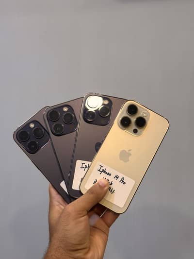 I phone 14pro non pta sim loack waterpack usa stock 90plus batteries