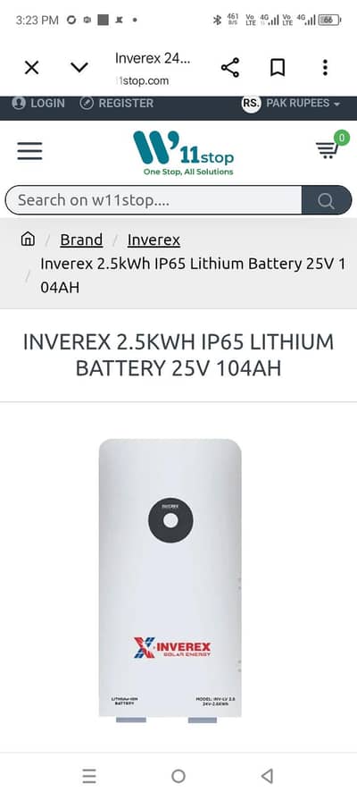 inverex ip65 24 volt 100ampare