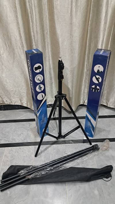 2.8M Light Stand / Tripod Stand with Box - For Ring Light, Camera,
