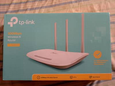 Tp_link 300mbps router with power bank and wire