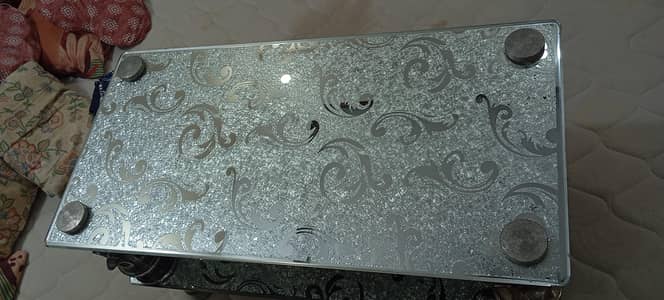 glass centre table