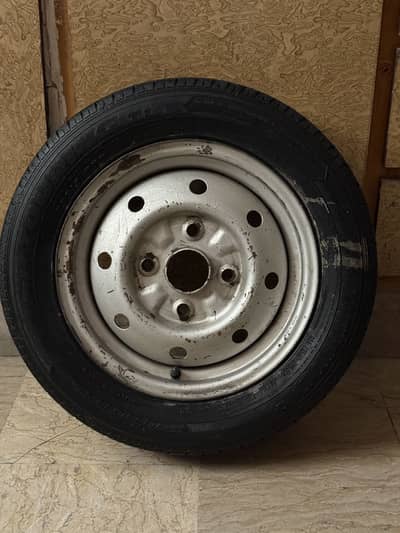 Santro plus spare tyre(stepney)