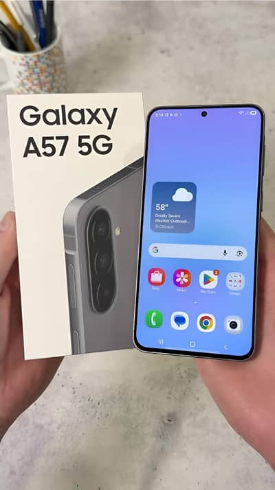 Samsung Mobile A57 New Full Warranty
