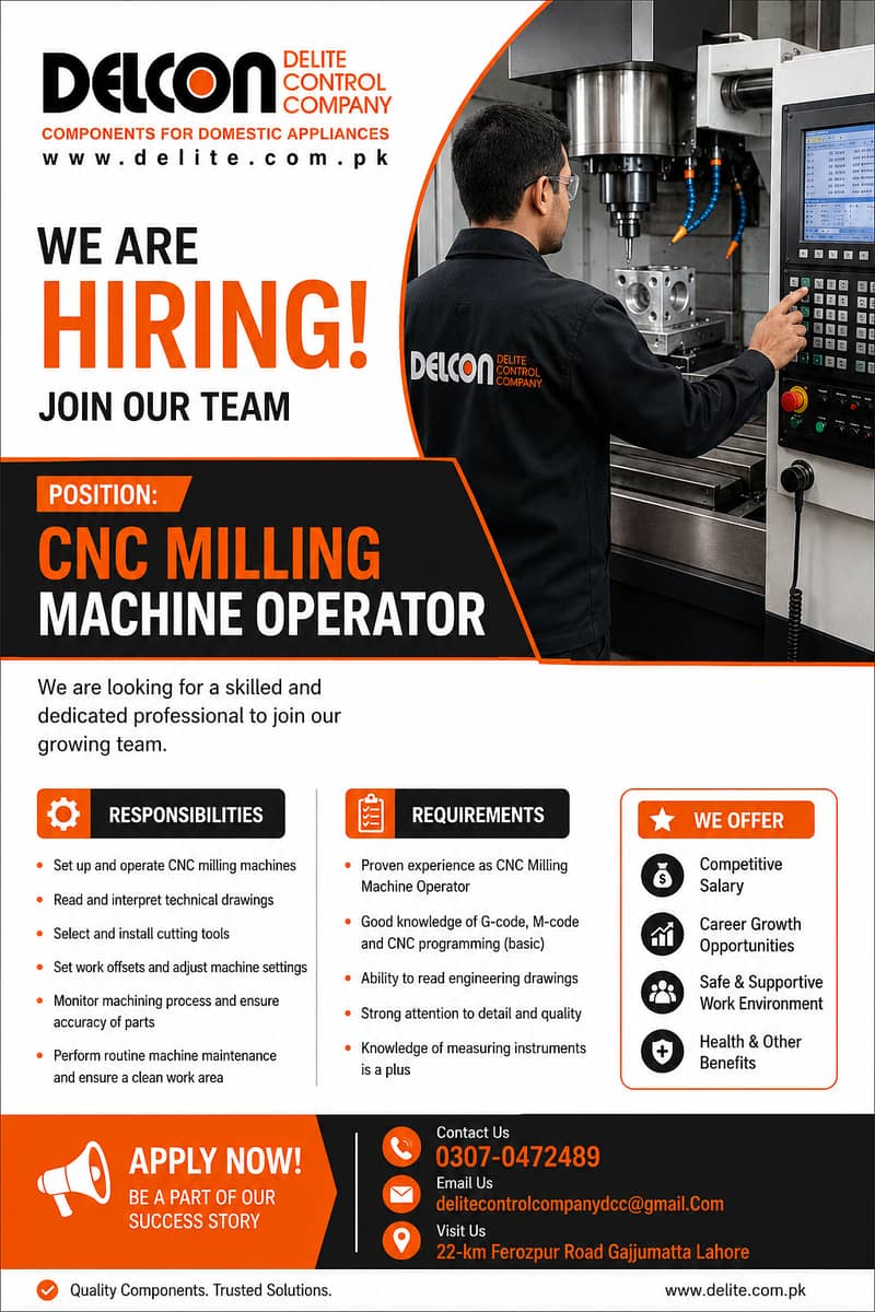 CNC Milling Machine Operator 0