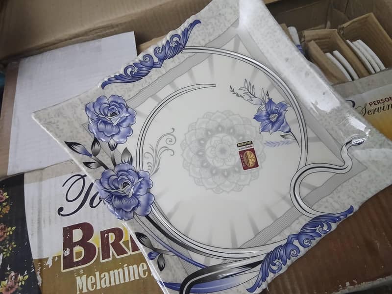 melamine dinner set 4