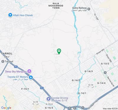 14 marla plot for sale in F-14/1 Islamabad