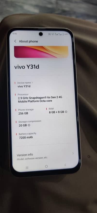 Vivo Y31d