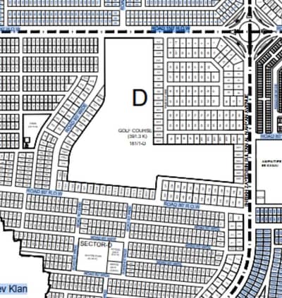 2 Kanal premium plot near golf course on main road