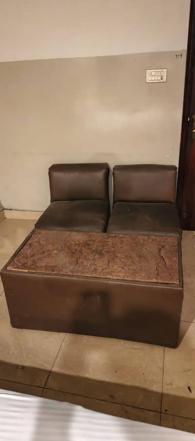 2 Seater Sofa and Table with various prices