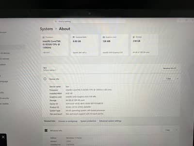 Surface Laptop 2 - i5 8th - 8gb - 256gb - 8.5/10 - Touch