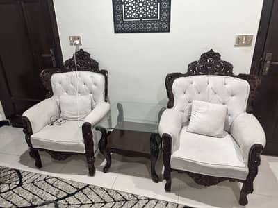Solid wood chinioti sofa